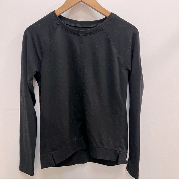 DANSKIN black tech shirt with side slits - Picture 1 of 7